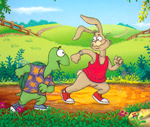 tortoise and the hare painting